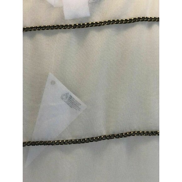 Volcom Women's Chain Reaction Blouse Size M A10 - Picture 4 of 6